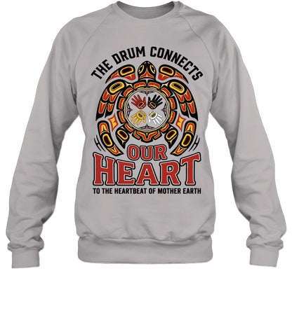 THE DRUM CONNECTS OUR HEART TO THE HEARTBEAT OF MOTHER EARTH