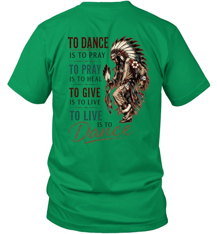 TO DANCE IS TO PRAY. TO PRAY IS TO HEAL. TO GIVE IS TO LIVE. TO LIVE IS TO Dance.