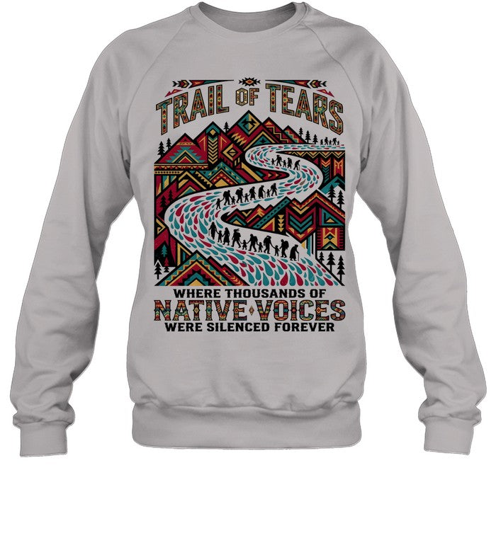 TRAIL OF TEARS WHERE THOUSANDS OF NATIVE VOICES WERE SILENCED FOREVER
