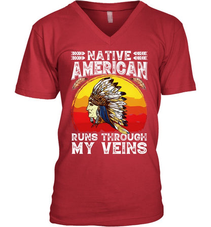 NATIVE AMERICAN RUNS THROUGH MY VEINS