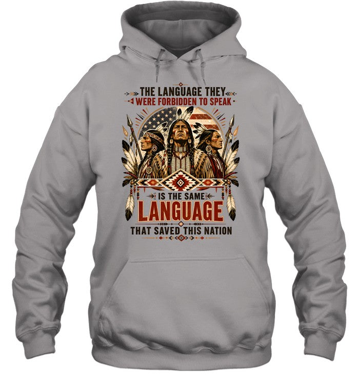 THE LANGUAGE THEY WERE FORBIDDEN TO SPEAK LANGUAGE THAT SAVED THIS NATION