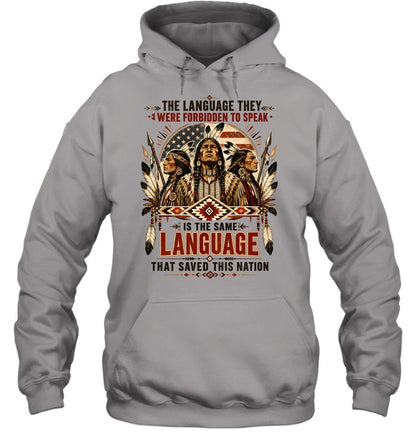 THE LANGUAGE THEY WERE FORBIDDEN TO SPEAK LANGUAGE THAT SAVED THIS NATION