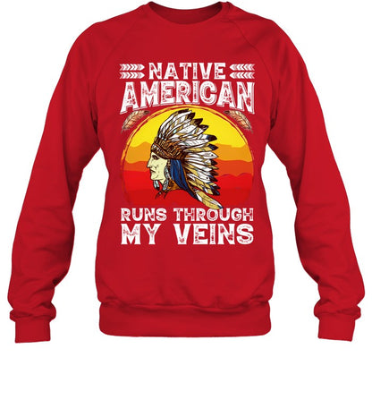 NATIVE AMERICAN RUNS THROUGH MY VEINS