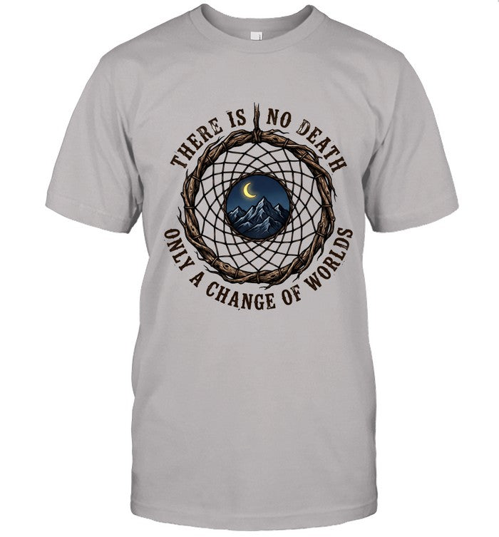 THERE IS NO DEATH ONLY A CHANGE OF WORLDS