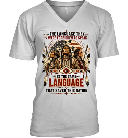 THE LANGUAGE THEY WERE FORBIDDEN TO SPEAK LANGUAGE THAT SAVED THIS NATION