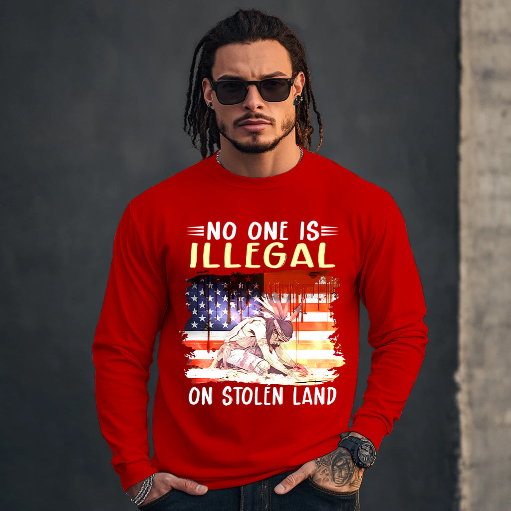NO ONE IS ILLEGAL ON STOLEN LAND