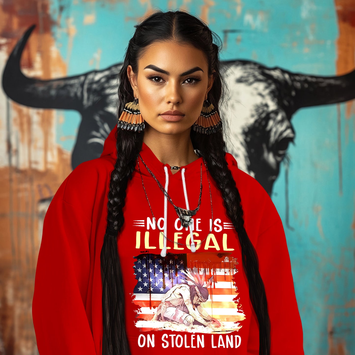NO ONE IS ILLEGAL ON STOLEN LAND