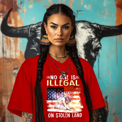 NO ONE IS ILLEGAL ON STOLEN LAND