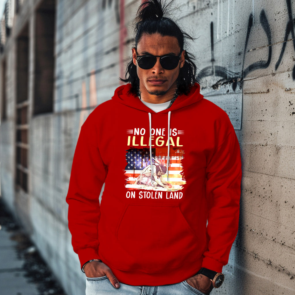 NO ONE IS ILLEGAL ON STOLEN LAND