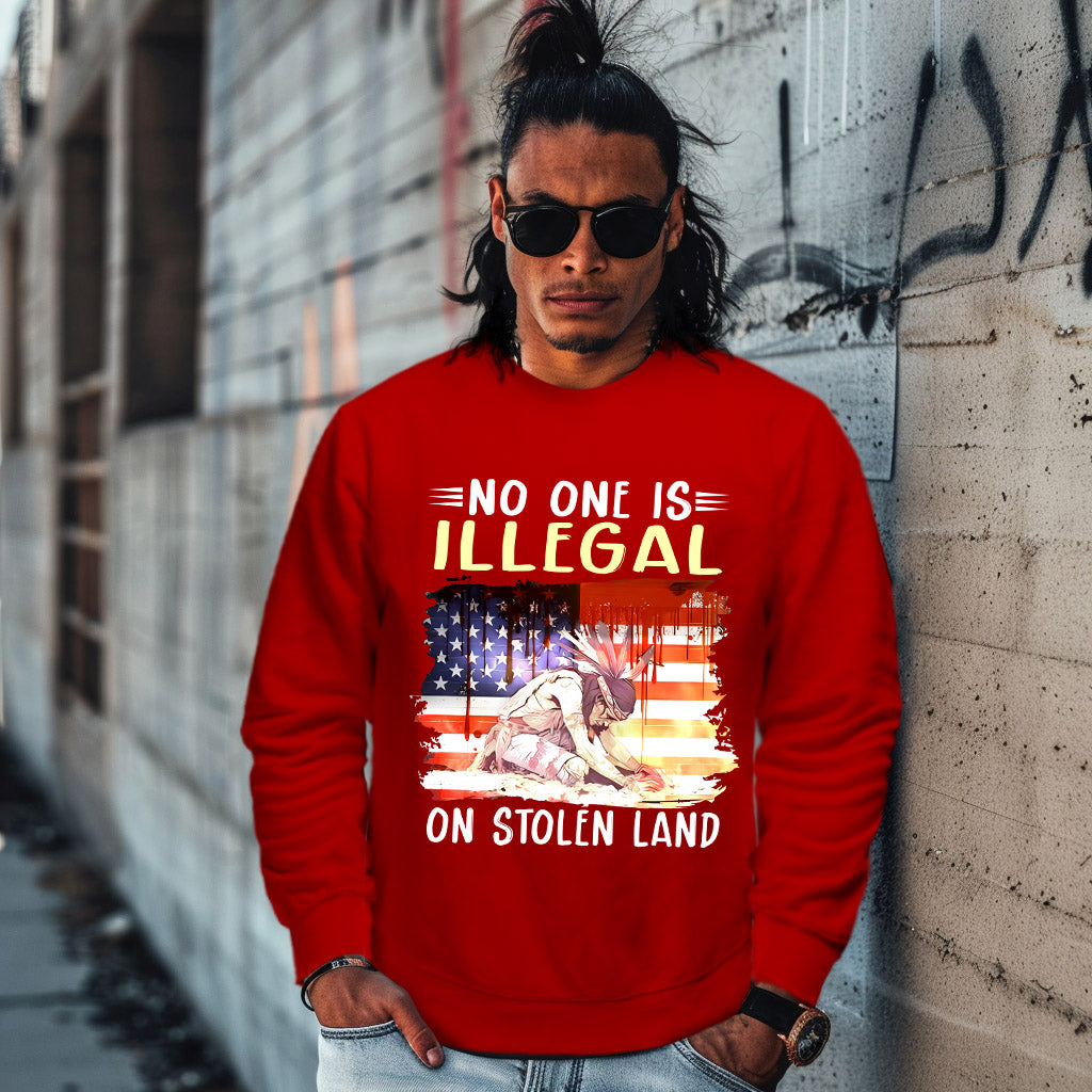 NO ONE IS ILLEGAL ON STOLEN LAND