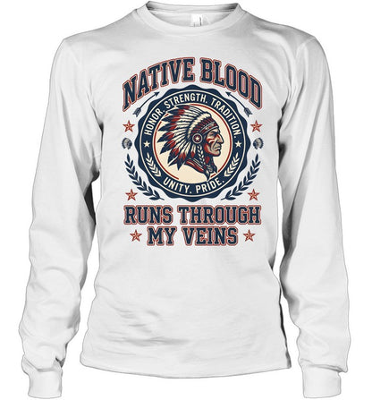 NATIVE BLOOD RUNS THROUGH MY VEINS