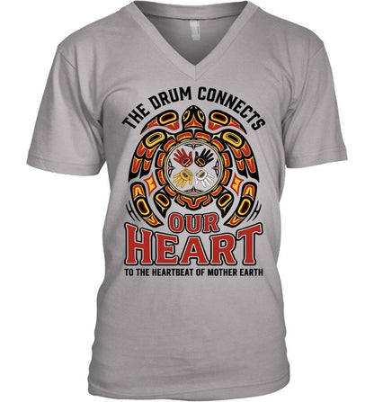 THE DRUM CONNECTS OUR HEART TO THE HEARTBEAT OF MOTHER EARTH