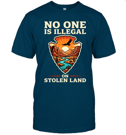 NO ONE IS ILLEGAL ON STOLEN LAND