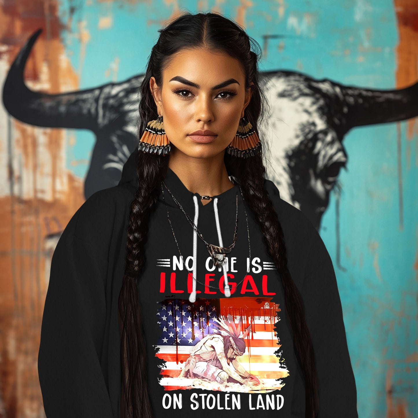 NO ONE IS ILLEGAL ON STOLEN LAND