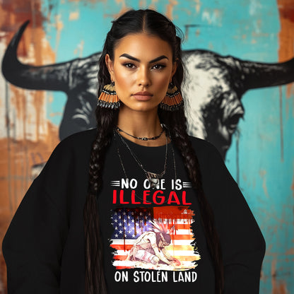 NO ONE IS ILLEGAL ON STOLEN LAND