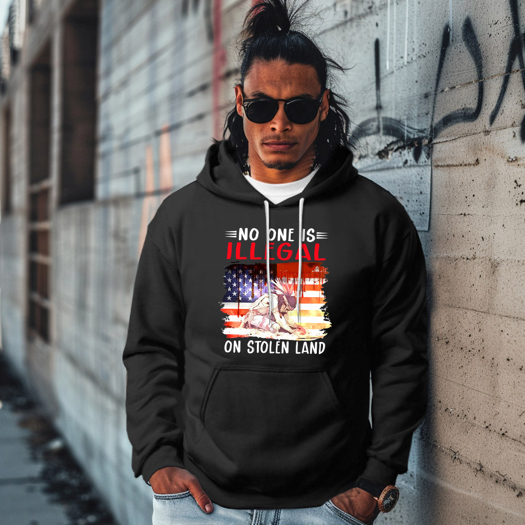 NO ONE IS ILLEGAL ON STOLEN LAND