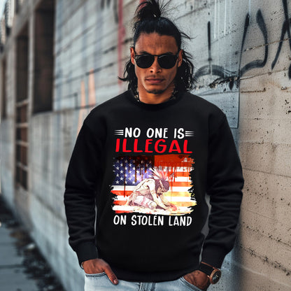 NO ONE IS ILLEGAL ON STOLEN LAND