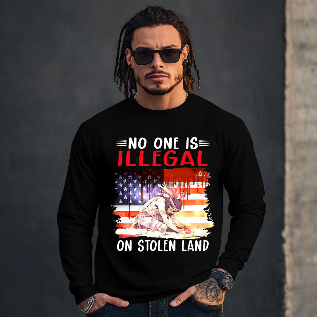 NO ONE IS ILLEGAL ON STOLEN LAND