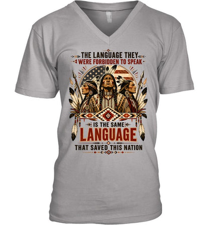 THE LANGUAGE THEY WERE FORBIDDEN TO SPEAK LANGUAGE THAT SAVED THIS NATION