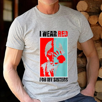 MMIW Awareness Indigenous Red Hand Women Gifts Unisex T-Shirt/Hoodie/Sweatshirt
