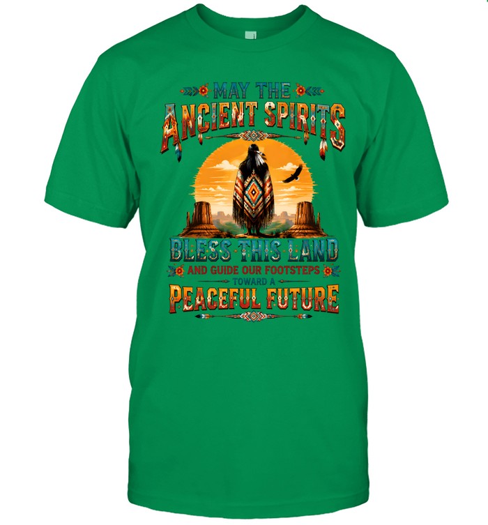 MAY THE ANCIENT SPIRITS BLESS THIS LAND AND GUIDE OUR FOOTSTEPS TOWARD A PEACEFUL FUTURE
