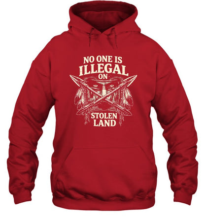 NO ONE IS ILLEGAL ON STOLEN LAND