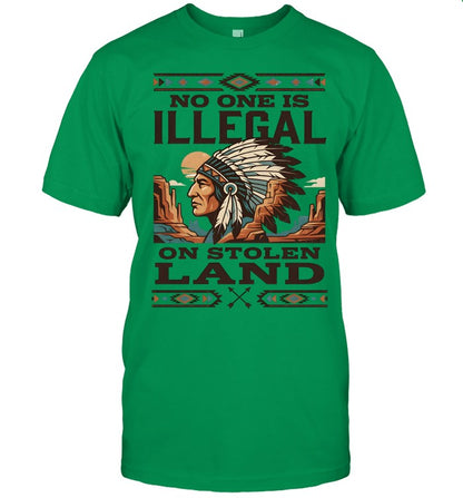NO ONE IS ILLEGAL ON STOLEN LAND