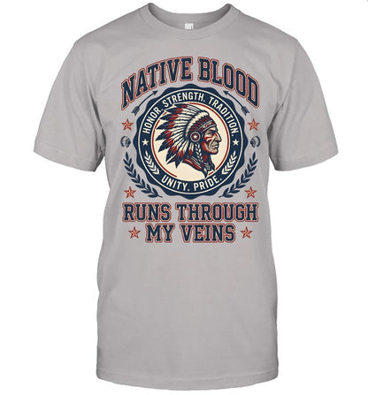 NATIVE BLOOD RUNS THROUGH MY VEINS