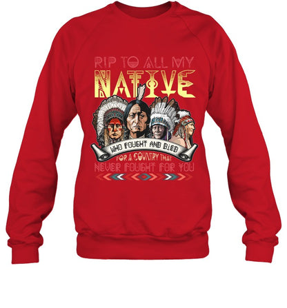 RIP TO ALL MY NATIVE WHO FOUGHT AND BIEB FOR A COUNTRY THAT NEVER FOUGHT FOR YOU