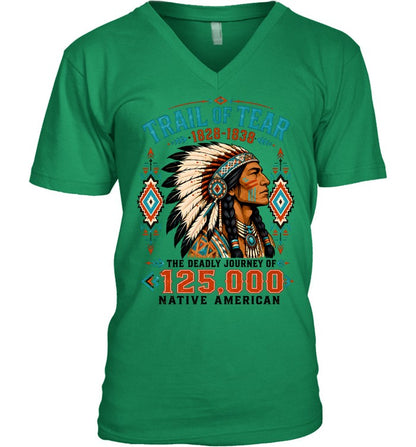 TRAIL OF TEAR 1828-1838. THE DEADLY JOURNEY OF  125.000 NATIVE AMERICAN