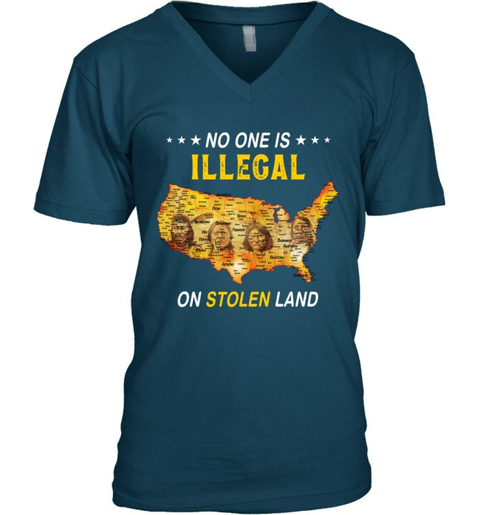NO ONE IS ILLEGAL ON STOLEN LAND