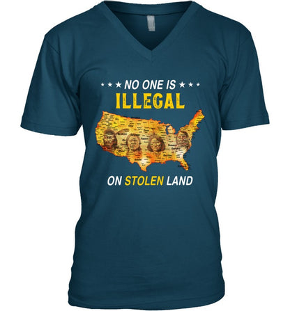 NO ONE IS ILLEGAL ON STOLEN LAND