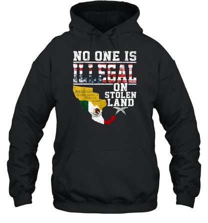 NO ONE IS ILLEGAL ON STOLEN LAND