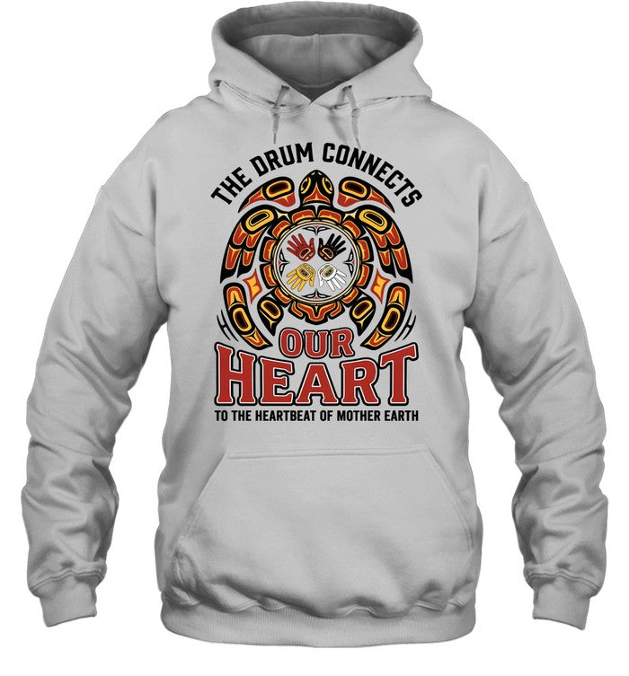 THE DRUM CONNECTS OUR HEART TO THE HEARTBEAT OF MOTHER EARTH