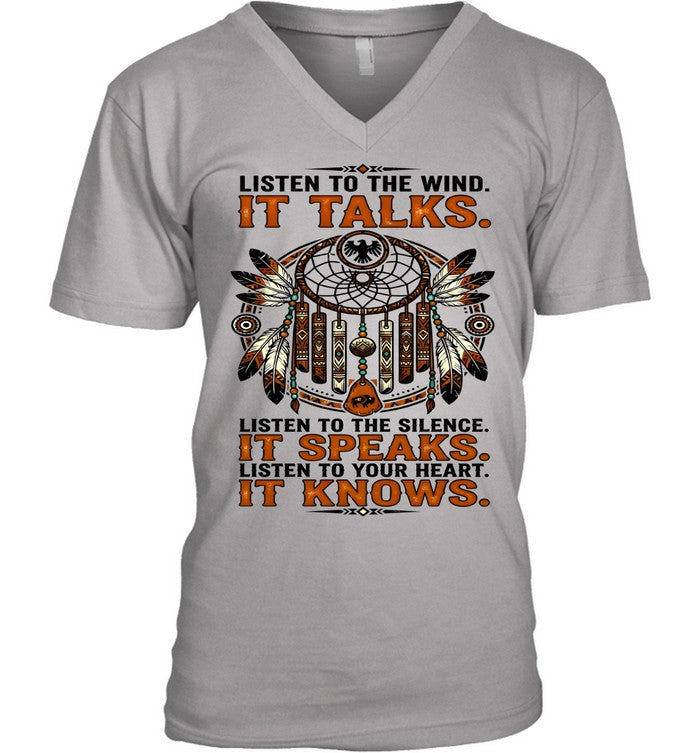LISTEN TO THE WIND. IT TALKS. LISTEN TO THE SILENCE. IT SPEAKS. LISTEN TO YOUR HEART. IT KNOWS.