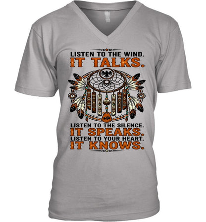 LISTEN TO THE WIND. IT TALKS. LISTEN TO THE SILENCE. IT SPEAKS. LISTEN TO YOUR HEART. IT KNOWS.