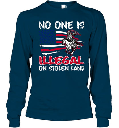 NO ONE IS ILLEGAL ON STOLEN LAND