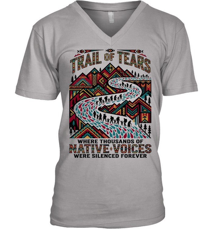 TRAIL OF TEARS WHERE THOUSANDS OF NATIVE VOICES WERE SILENCED FOREVER