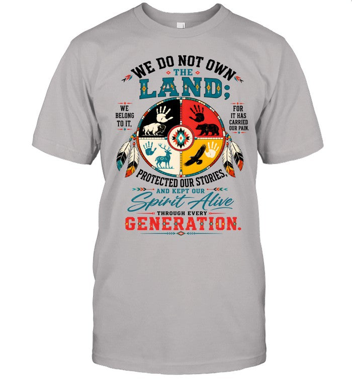 WE DO NOT OWN THE LAND