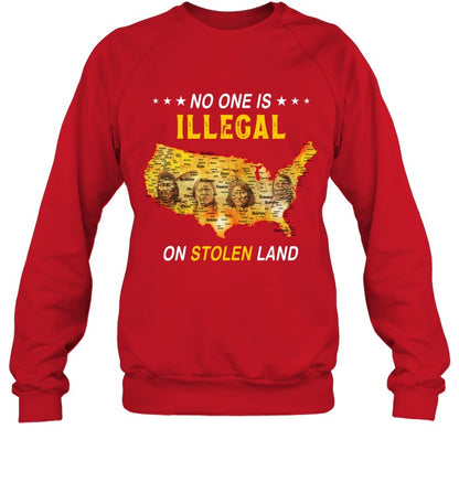 NO ONE IS ILLEGAL ON STOLEN LAND