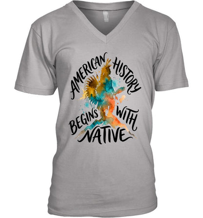 AMERICAN HISTORY BEGINS WITH NATIVE
