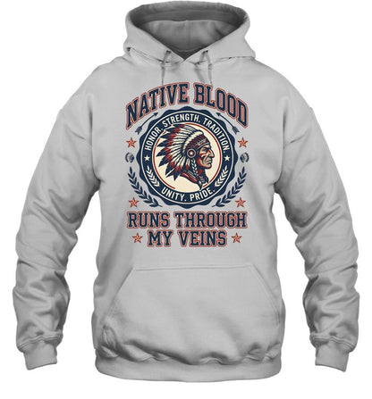 NATIVE BLOOD RUNS THROUGH MY VEINS