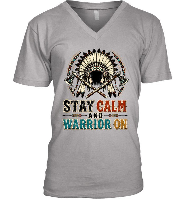 STAY CALM AND WARRIOR ON