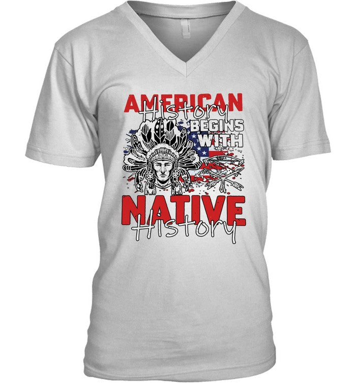 AMERICAN HISTORY BEGINS WITH NATIVE HISTORY