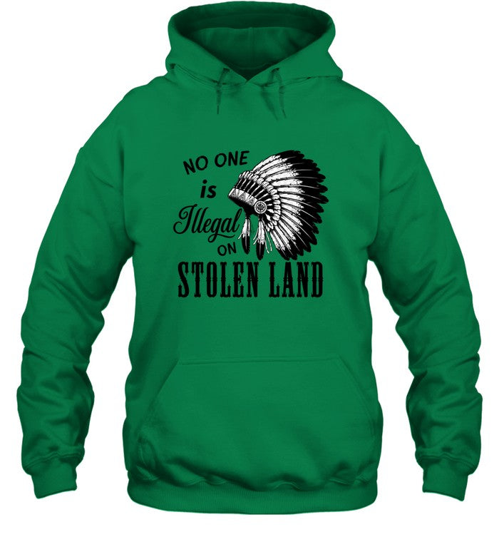 NO ONE IS ILLEGAL ON STOLEN LAND