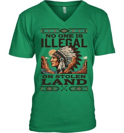 NO ONE IS ILLEGAL ON STOLEN LAND
