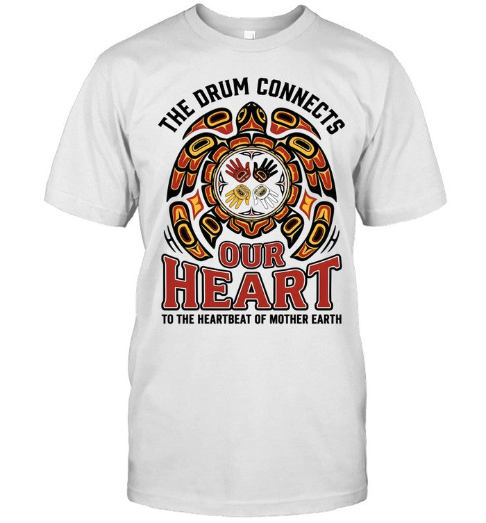 THE DRUM CONNECTS OUR HEART TO THE HEARTBEAT OF MOTHER EARTH