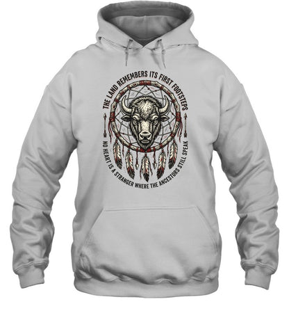 THE LAND REMEMBERS ITS FIRST FOOTSTEPS. NO HEART IS A STRANGER WHERE THE ANCESTORS STILL SPEAK