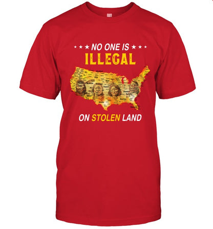 NO ONE IS ILLEGAL ON STOLEN LAND