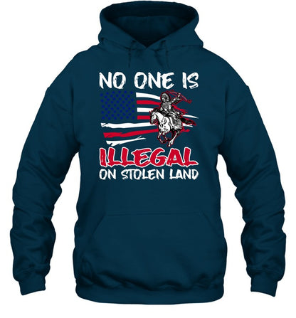 NO ONE IS ILLEGAL ON STOLEN LAND